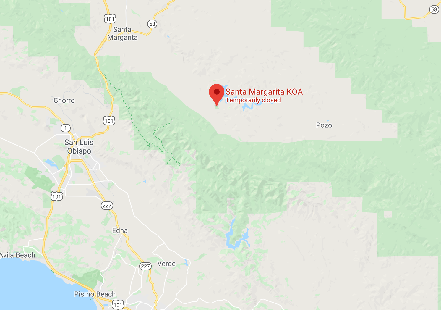 KOA Santa Margarita